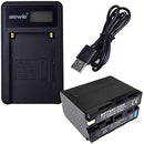 Godox LED500LC LED Video Light Panel with Remote Control + 2X 6600mAh Battery + 2X Charger