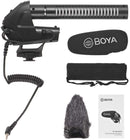 Boya BY-BM3030 On-Camera Supercardioid Shotgun Microphone