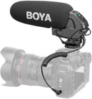 Boya BY-BM3030 On-Camera Supercardioid Shotgun Microphone