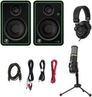 Mackie Creator Bundle (3” Multimedia Monitors, USB Microphone, & Headphones)