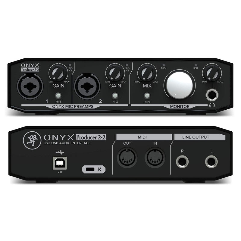 Mackie Producer Bundle (USB Audio/MIDI Interface, Condenser Mic, Dynamic Mic, & Headphones)