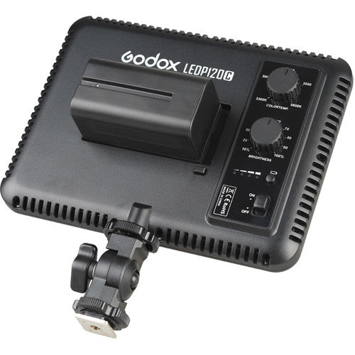 Godox LEDP120C LED Light Panel with L-Series Battery Plate