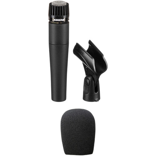 Shure SM57-LC Microphone and Windscreen Kit (Rental)