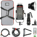 Aputure Light Storm C300d Mark II LED Light Kit with Gold Mount Battery Plate