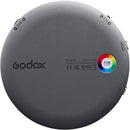 Godox Round Mini RGB LED Magnetic Light (Gray)