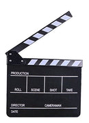 E-Image ECB-01 Professional Clapper Board with Black & White Stripe Slate for Film Video Movie Film Shooting