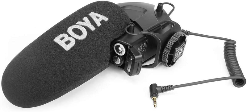 Boya BY-BM3030 On-Camera Supercardioid Shotgun Microphone