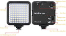 Godox LED 64 Video Lamp bright Light for Portable Digital Camera Camcorder DV