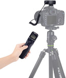 Viltrox JY-710-C3 2.4GHz Wireless Remote Trigger Driver Time Lapse Interval meter Set Allows Timer for Canon EOS 6d 7d 5d MK II, 5d MK III