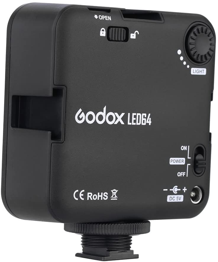 Godox LED 64 Video Lamp bright Light for Portable Digital Camera Camcorder DV