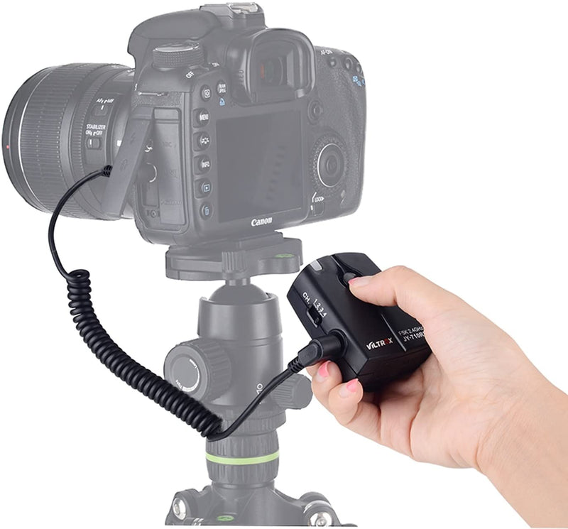 Viltrox JY-710-C3 2.4GHz Wireless Remote Trigger Driver Time Lapse Interval meter Set Allows Timer for Canon EOS 6d 7d 5d MK II, 5d MK III