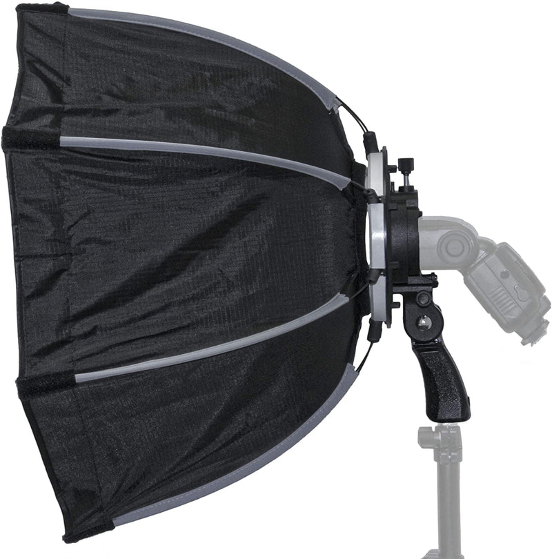 Impulsfoto Triopo MX-SK55 Softbox 55 cm for Flash Units, Soft Illumination, Umbrella Softbox with 180¡ Tilt