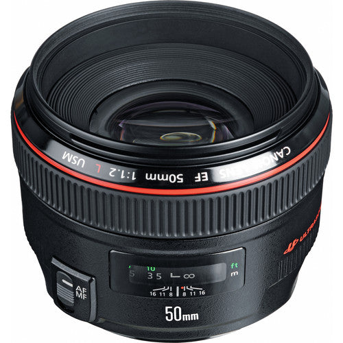 Canon EF 50mm f/1.2L USM Lens (Rental)