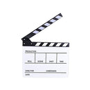 E-Image ECB-03 Professional White Big Clapper Board with White and Black Stripe Slate for Film Video Movie Film Shooting