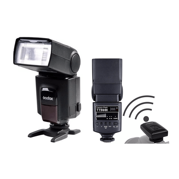 Godox TT560II Speedlite Camera Flash with Wireless Transmitter for Canon Nikon