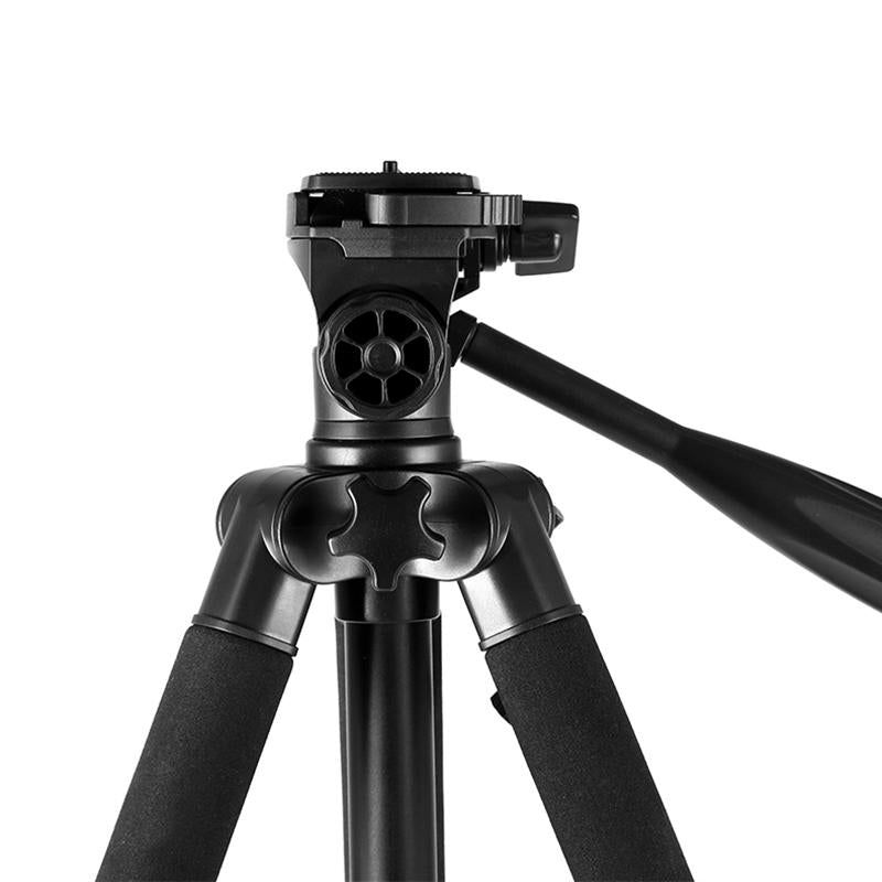 Kingjoy Lightweight Flip Lock Video Tripod VT-860 with Three-Way Head