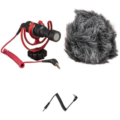 RODE VideoMicro Ultracompact Camera-Mount Shotgun Microphone Kit for Smartphones