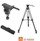 E-Image EI-7050-AA 6ft Tripod Stand Kit with Fluid Head for DSLR Camera Payload 5KG
