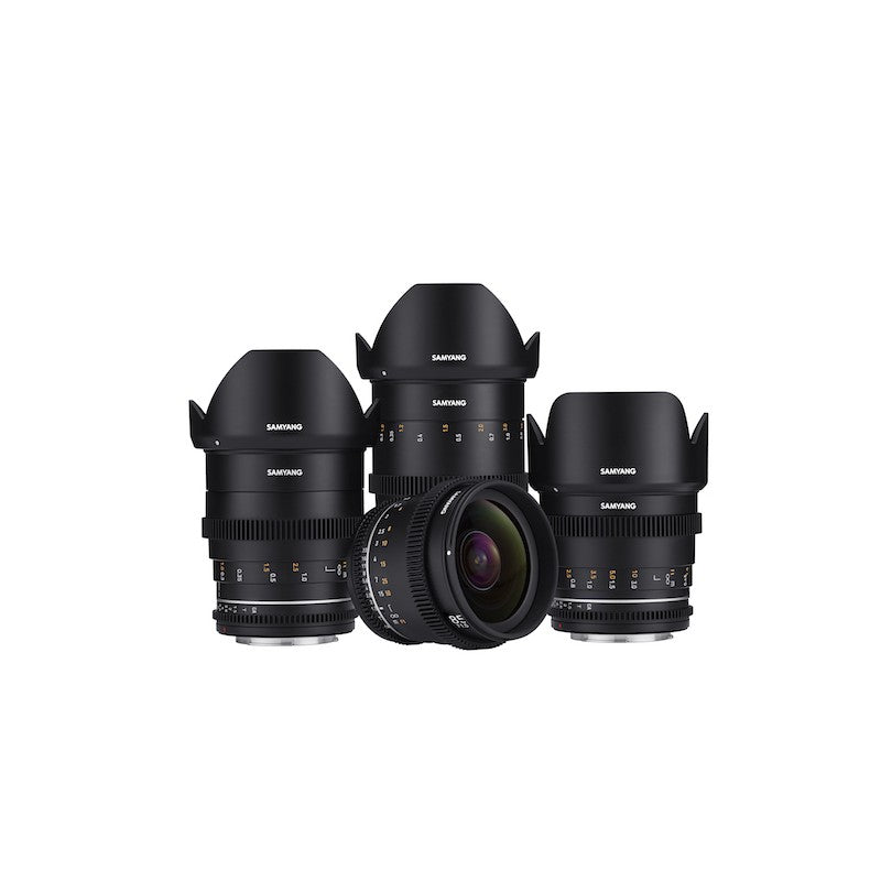 SAMYANG MK2 Cine Lens Kit (24, 35, 50, 85mm)