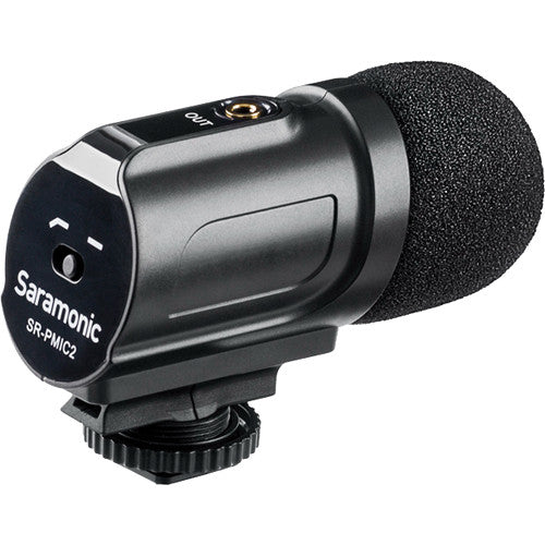 Saramonic SR-PMIC2 Mini Stereo Condenser Microphone with Integrated Shockmount