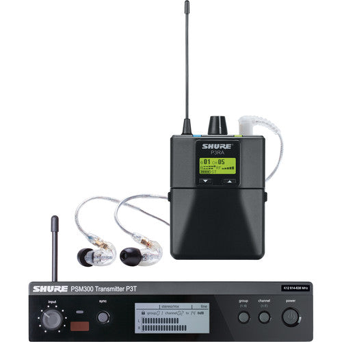 Shure PSM 300 Stereo Personal Monitor System with IEM (G20: 488-512 MHz) (Rental)