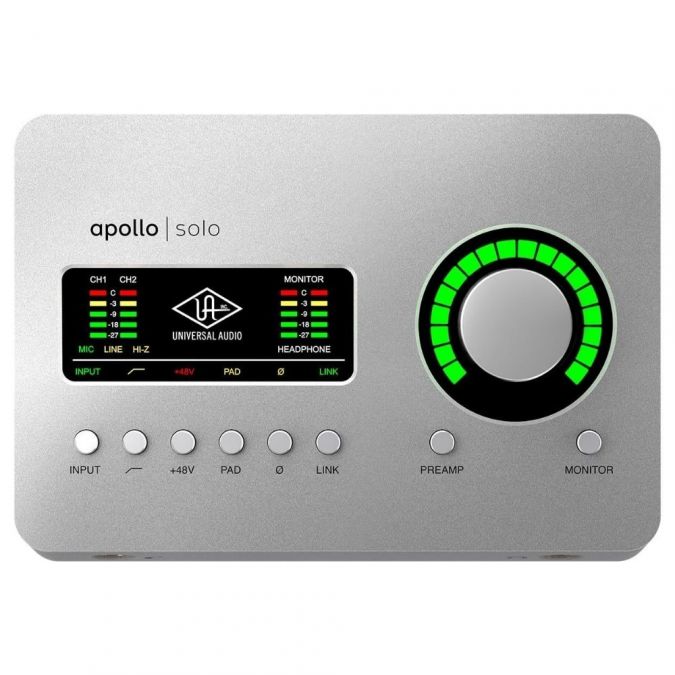 Apollo Solo TB3 Audio Interface (Desktop/Mac/Win/TB3)