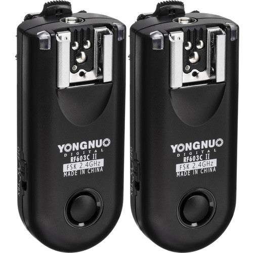 Yongnuo RF-603C II Wireless Flash Trigger Kit for Canon 3-Pin Connection